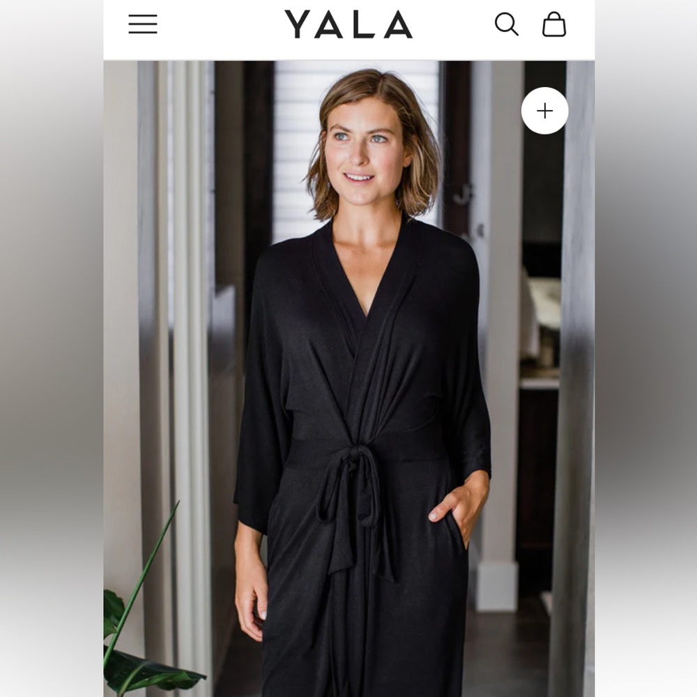 Yala Kendra Kimono Bamboo sweater Robe    L/XL